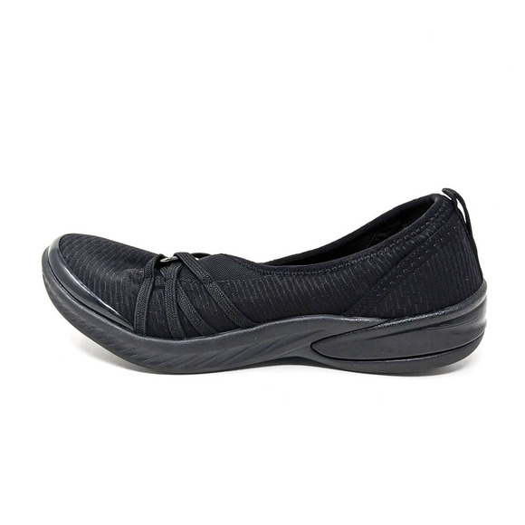 Bzees Shoes Womens 7 Niche Black Flats Slip On Comfort Sneakers - Picture 4 of 8